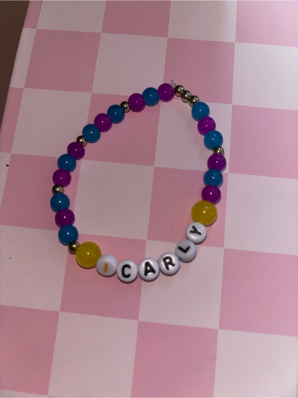 Tv show fandom vibes handcrafted bracelet by me